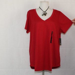 NWT Torrid Girlfriend Red Tee 1X G183